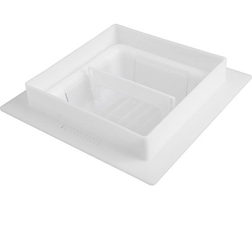 Allpoints 1021211 Floor Sink Basket, 8-1/2" Square with Handle