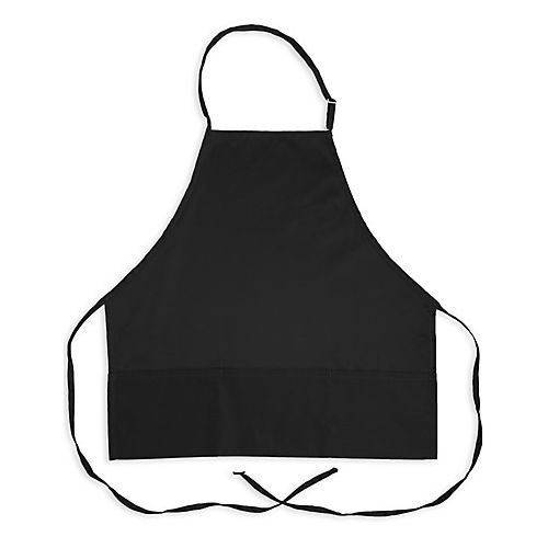Allpoints 1040BLK KNG 27 in Bib Apron Black 3 Pocket