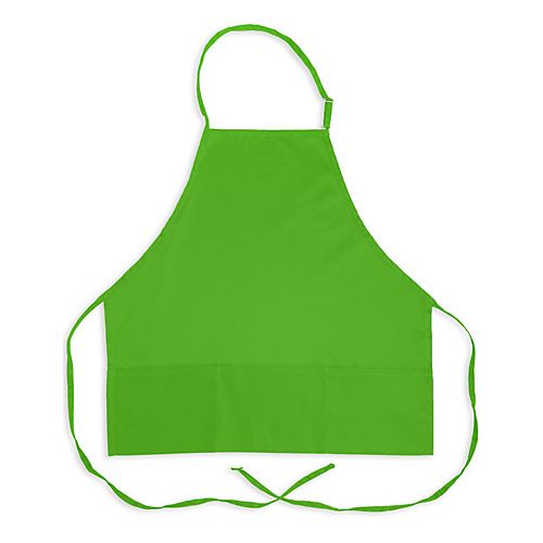 Allpoints 1040LMG KNG 27 in Bib Apron Lime Green 3 Pocket