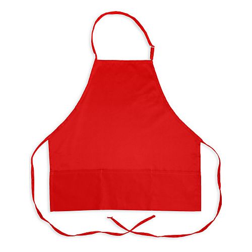 Allpoints 1040RED KNG 27 in Bib Apron Red 3 Pocket