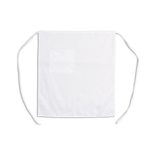 Allpoints 1041WHT KNG 30 in Bistro Apron White 1 Pocket