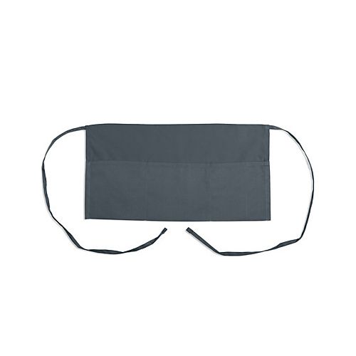Allpoints 1046SLT KNG 11 in Waist Apron Slate 3 Pockets