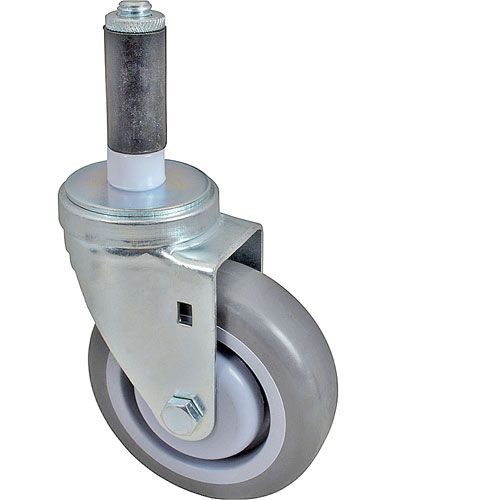 Allpoints 1201044 Stem  Caster (4", Gry) 