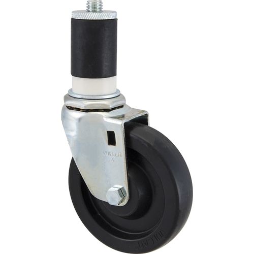Allpoints 1201066 Stem Caster 4"OD,Swivel,Bl Ack