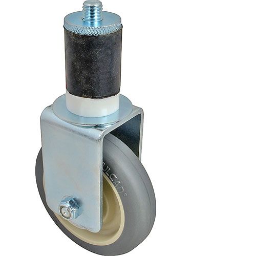 Allpoints 1201074 Stem Caster 4", Rgd, Gry