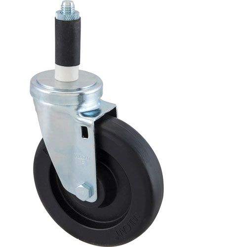 Allpoints 1201088 Stem Caster 5"OD,Swivel,Bl Ack