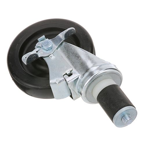 Allpoints 1201135 Stem Caster(5"OD,W/Brake Black