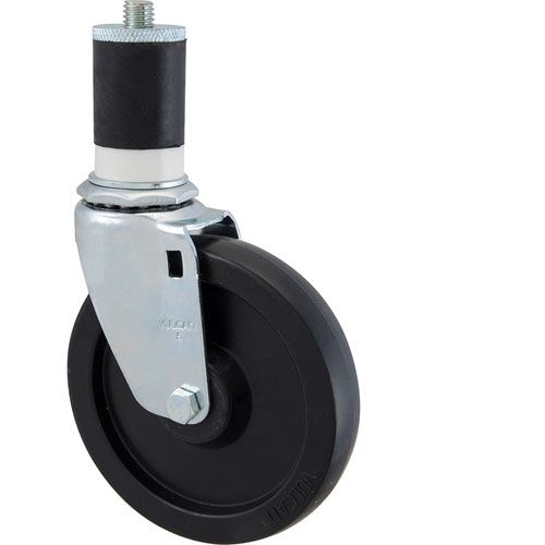 Allpoints 1201147 Stem Caster (5"OD,Swivel,Black)