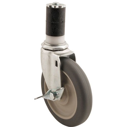 Allpoints 1201181 Stem Caster 5",W/Brk, Gry