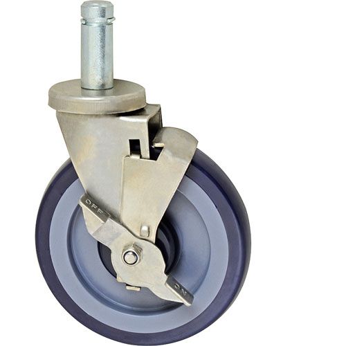 Allpoints 1201217 Stainless Steel Caster W-Brake 6"   Iss
