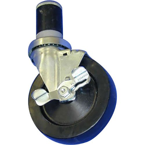 Allpoints 1201223 Swivel Stem Caster 5" ,W/Brk,1 -5/8"