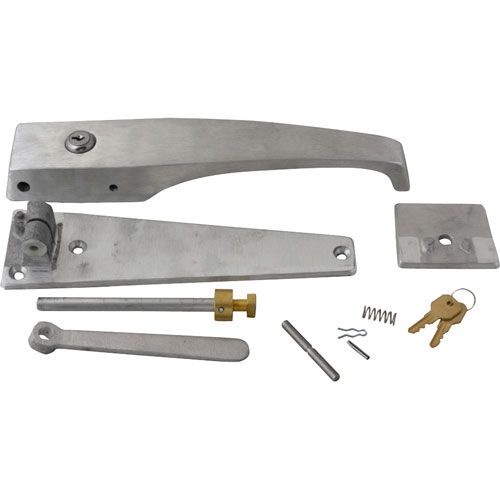 Allpoints 1221254 Latch (Narrow, W/ Lever Fl, Brshed