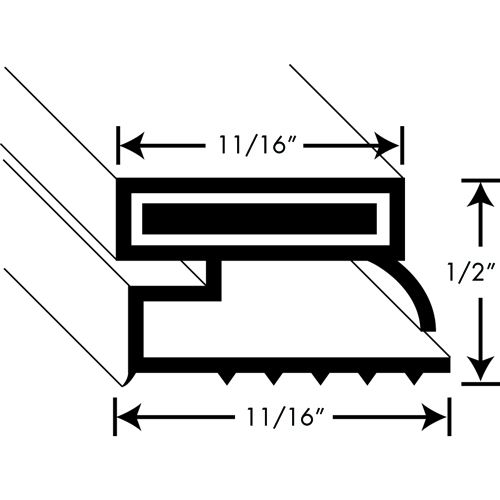 Allpoints 1271069 Magnetic Gasket Kit, 37"X87"