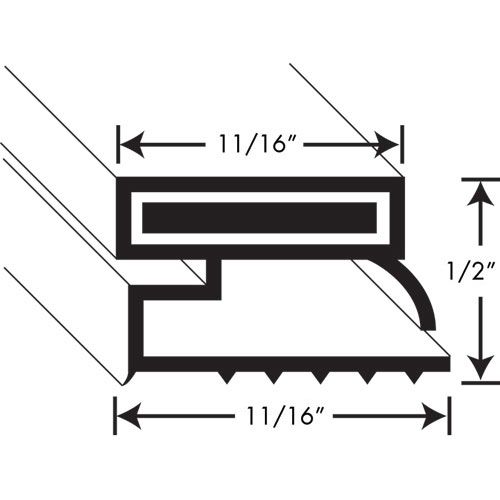 Allpoints 1271070 Magnetic Gasket Kit,32"X55"