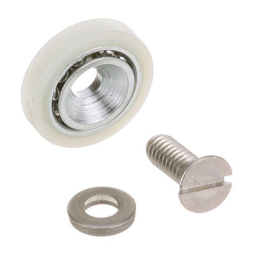 Allpoints 1321024 Nylon Tire Roller, 1" Outer Diameter, 1/4-20 Thread"