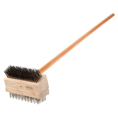 Allpoints 1331651 Grill Brush(42",Dbl,Coar E&Med)