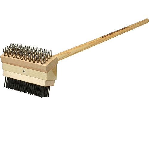 Allpoints 1331657 Grill Brush(24"Dbl,Coars &Med)