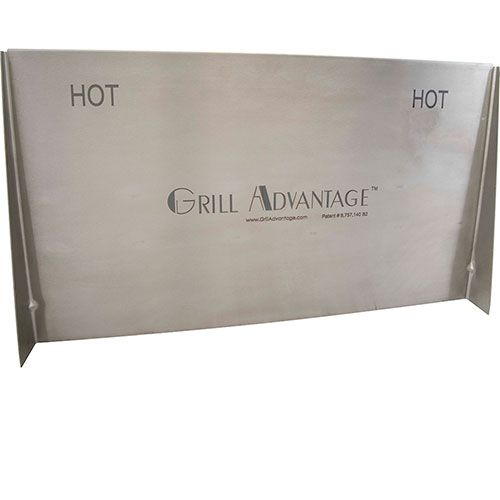Allpoints 1331869 Griddle Guard Backsplash Extender 24"