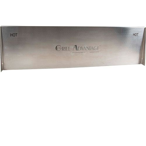 Allpoints 1331871 Griddle Guard Backsplash Extender 48"