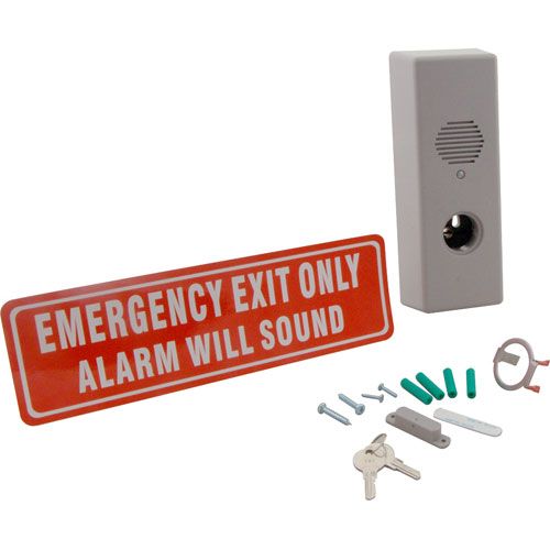 Allpoints 1341189 Steel Gray Door Exit Alarm