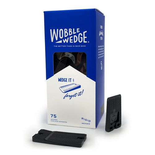 Allpoints 136353 Wobble Wedge, Rigid , Black, Bx/75