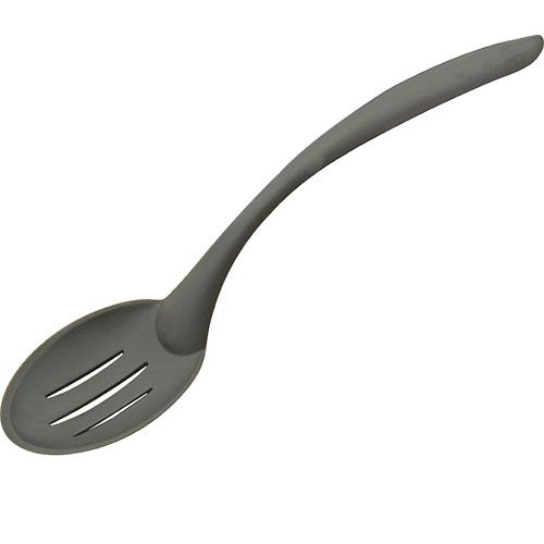 Allpoints 1371404 Slotted Spoon13.5",Gray 
