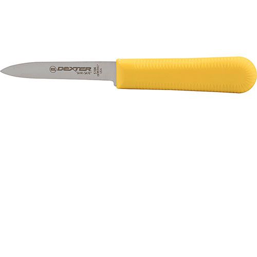 Allpoints 1371507 Paring Knife 3-1/4", Yellow