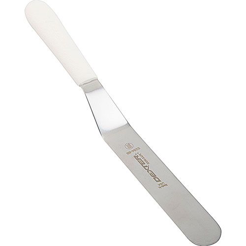 Allpoints 1371555 Offset Spatula 8", White 