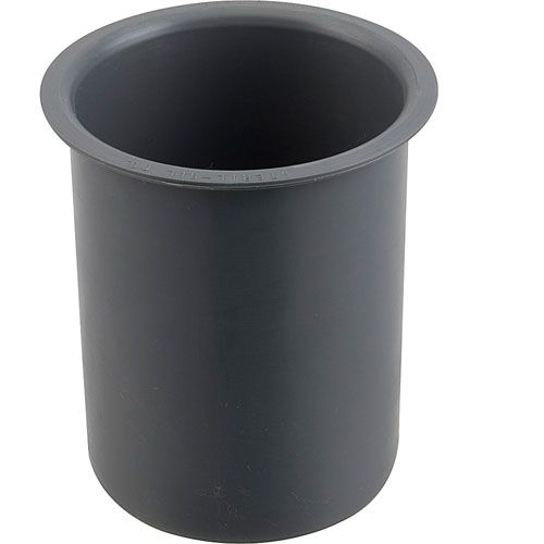 Allpoints 1371667 Gray Perforated Plastic Silverware Cylinder
