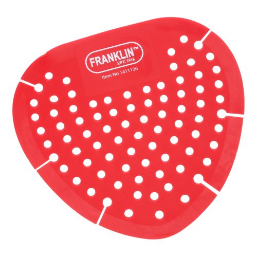 Allpoints 1411126 Urinal Screen, Red Cherry