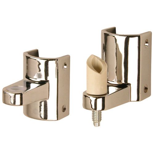Allpoints 1411158 Bottom/Top Stall Door Hinge Set