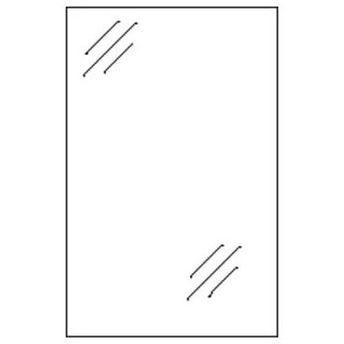 Allpoints 1412063 Mirror Shield , 20X30"Plexi, 5-Pack