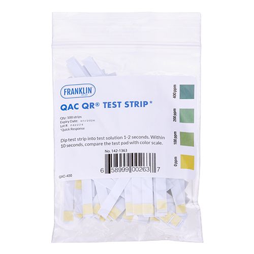 Allpoints 1421363 Quaternary Ammonia strip , 100Pack