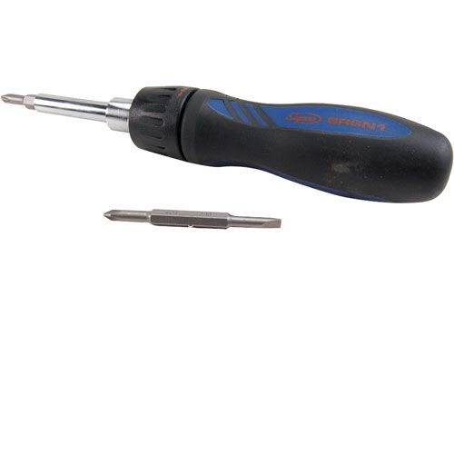 Allpoints 1421559 Ratchet Screwdriver , 6-In-1