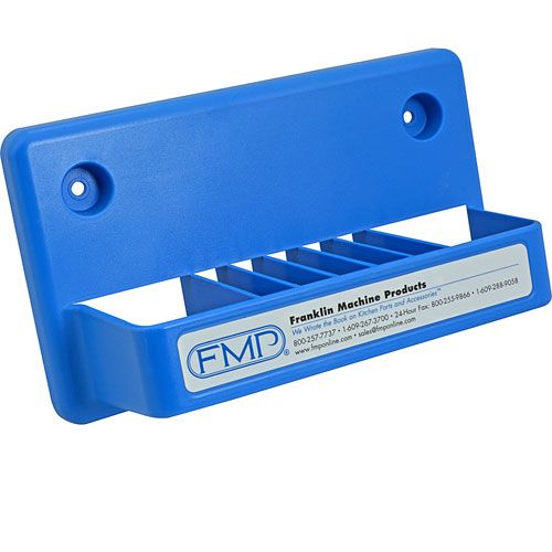 Allpoints 1421597 Wall Mount Test Kit Rack,Blue