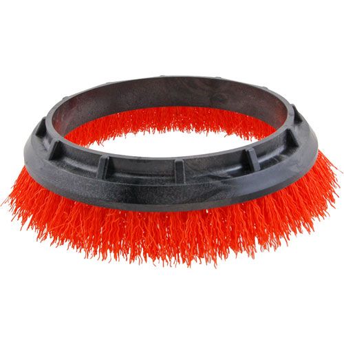 Allpoints 1421611 Orbiter Scrub Brush, 12", Orange