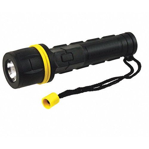 Allpoints 1421749 Flashlight Rubber, AA, LED