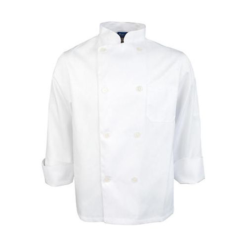 Allpoints 1434S KNG Sm Chef Coat Long Sleeve