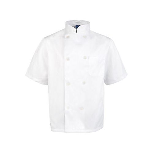 Allpoints 1435XL KNG XL Chef Coat Short Sleeve