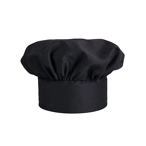 Allpoints 1460BLBK KNG Chef Hat Black