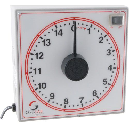 Allpoints 1511032 Gralab Timer (15 Min,7-5/8"Sq)