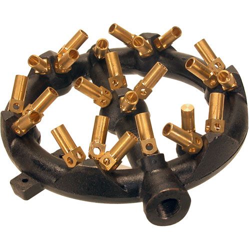 Allpoints 1561005 Wok Burner (9"OD,NAT,W/23 Jets)