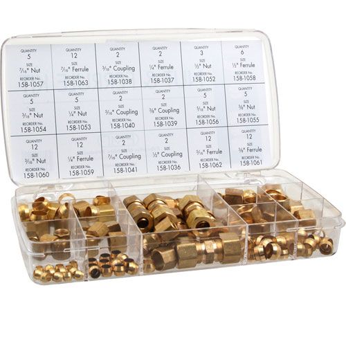 Allpoints 1581003 Compression Nut & Ferrule Kit 