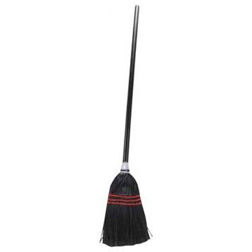 Allpoints 1591076 Lobby Broom , Black Bristles