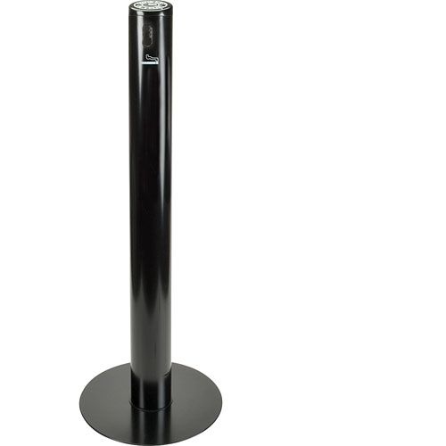 Allpoints 1591142 Smoke Stand Receptacle, Black
