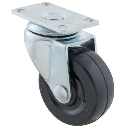 Allpoints 1751079 Plate Caster(2"OD,Swivel,Black)