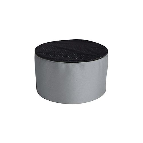 Allpoints 1880SLBK Kng Chef Hat Skull Cap Mesh, Slate