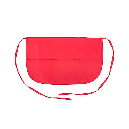 Allpoints 2103RED KNG Rounded Waist Apron 13in Red