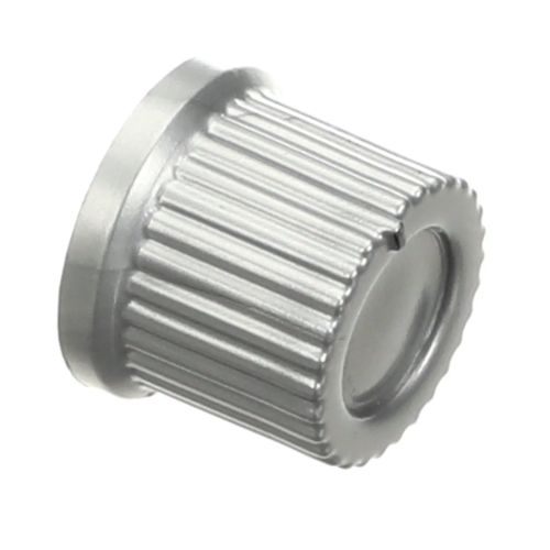 Allpoints 2151419 Silver Push-On Knob With Set Screw