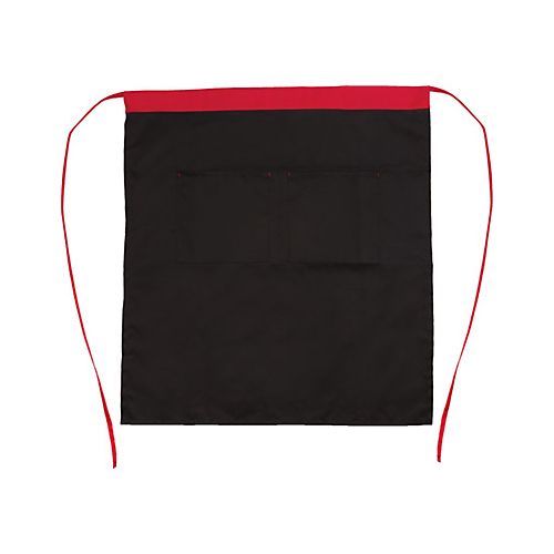 Allpoints 2363BKRD KNG 32 in Bistro Apron 2 Pockets Black